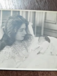Fotografie tip Carte Postala, Mama si Copilul, necirculata