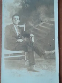 Fotografie tip carte postala, necirculata, 1921