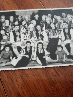 Fotografie tip Carte Postala - Nunta populara