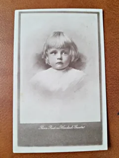 Fotografie tip carte postala, Prinz Rudi zu  Windisch, sfarsit de secol XIX