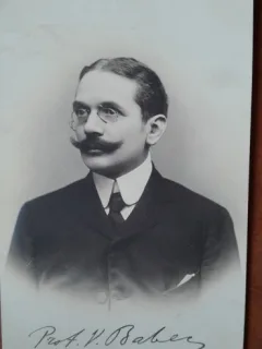 Fotografie tip carte postala, Prof. V. Babes 1854-1926