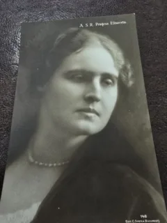 Fotografie tip Carte Postala Regina Elisabeta, 1906