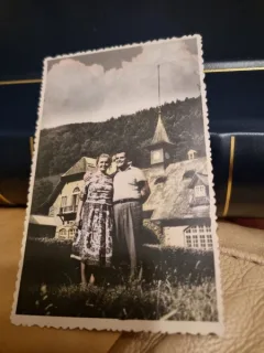 Fotografie tip Carte Postala - Sinaia. Familie