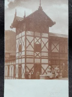 Fotografie tip carte postala, Tusnad 1920