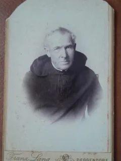 Fotografie tip CDV, barbat, sfarsit de secol XIX