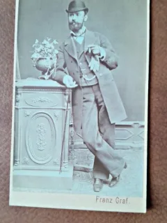 Fotografie tip CDV, Paraskiv Ionescu, 1880