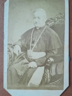 Fotografie tip CDV, prelat, secolul XIX