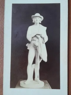 Fotografie tip CDV, sculptura - Cauer