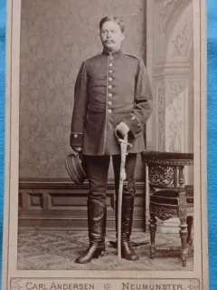 Fotografie tip CDV, Subofiter din armata germana, inceput de secol XX