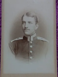 Fotografie tip CDV, Subofiter german perioada premergatoare primului razboi mondial