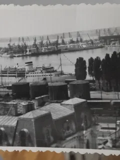 Fotografie, vapoare in port, perioada comunista