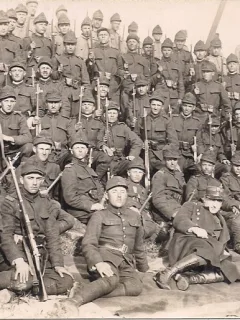 Fotogtafie reprezentand un pluton de militari romani