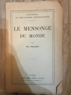 Fr. Paulhan - Le Mensonge du Monde