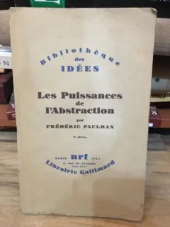 Frederic Paulhan - Les Puissances de l'Abstraction