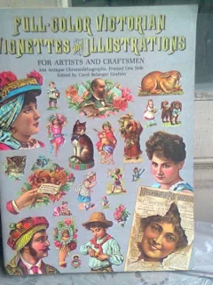FULL COLOR VICTORIAN VIGNETTES AND ILLUSTRATIONS FOR ARTIST AND CRAFTSMEN