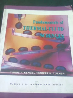 FUNDAMENTALS OF THERMAL-FLUID SCIENCES - YUNUS A. CENGEL  (CARTE IN LIMBA ENGLEZA)