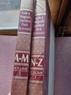 Funk & Wagnalls Standard Desk Dictionary 2 volume , Funk & Wagnalls