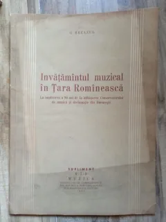 G. Breazul - Invatamantul muzical in Tara Romaneasca