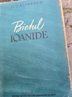 G. Calinescu - Bietul Ioanide