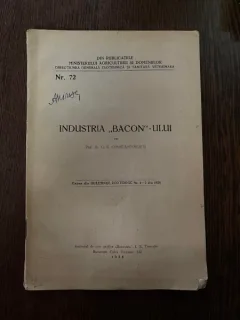 G. K. Constantinescu Industria „Bacon”-ului