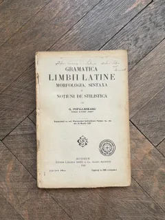 G. Popa-Lisseanu Gramatica limbii latine (1928)
