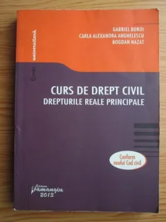 Gabriel Boroi - Curs de drept civil. Drepturile reale principale