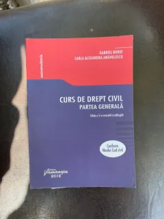 Gabriel Boroi Curs de drept civil Partea generala