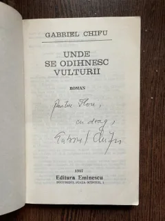 GABRIEL CHIFU UNDE SE ODIHNESC VULTURII