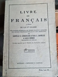 Gabrielle C. Leonardesco - Livre de Francais Editia a II-a