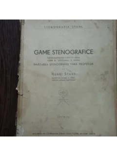 GAME STENOGRAFICE - HENRI STAHL