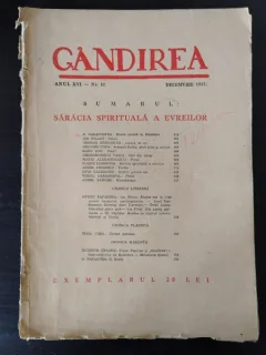 Gandirea - Anul XVI, Nr. 10