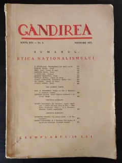 Gandirea - Anul XVI, Nr. 9