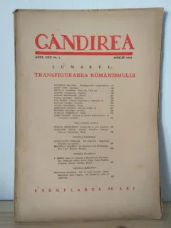 Gandirea - Anul XXII, Nr. 4