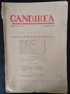 Gandirea - Anul XXVII, Nr. 4