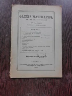 GAZETA MATEMATICA NR.4/DECEMBRIE 1942