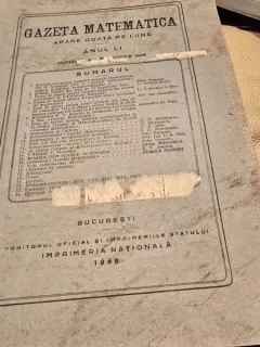 Gazeta matematica nr.6/1946