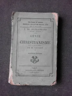 GENIE DE CHRISTIANISME - F. DE CHATEAUBRIAND VOL.I  (CARTE IN LIMBA FRANCEZA)