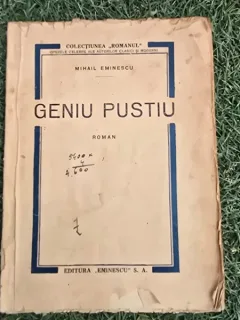 GENIU PUSTIU – MIHAIL EMINESCU