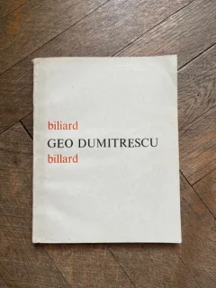 Geo Dumitrescu - Biliard. Billard (editie bilingva romana-franceza)