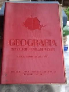 GEOGRAFIA REPUBLICII POPULARE ROMANE - MANUAL CLS. A VII-A