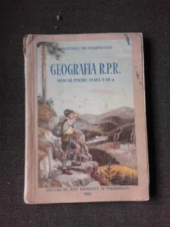 Geografia RPR, manual pentru clasa a VII-a, 1956
