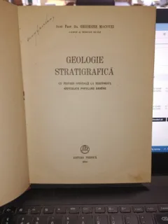 Geologie stratigrafica - G.Macovei