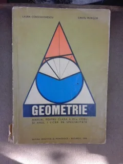 Geometrie, manual pentru clasa a IX-a liceusi anul I licee de specialitate - Laura Comnstantinescu