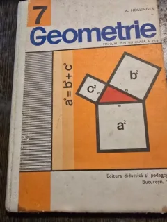 Geometrie, manual pentru clasa a VII-a - A. Hollinger