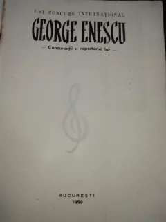 George Enescu- concurs international 1958