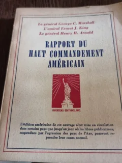 George Marshall - Rapport du Haut Commandement Americain