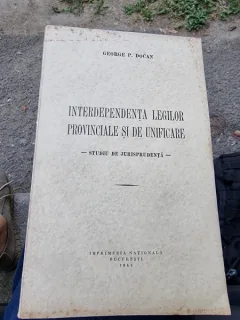 George P. Docan - Interdependenta Legilor Provinciale si de Unificare