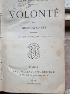 Georges Ohnet - Volonte