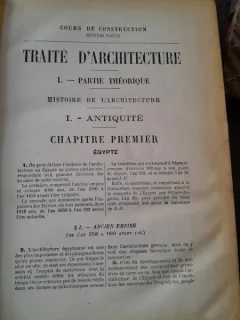 Georges Tubeuf - Traite D'Architecture Theorique  Vol I