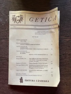 Getica Tom 1 nr. 3-4 1992